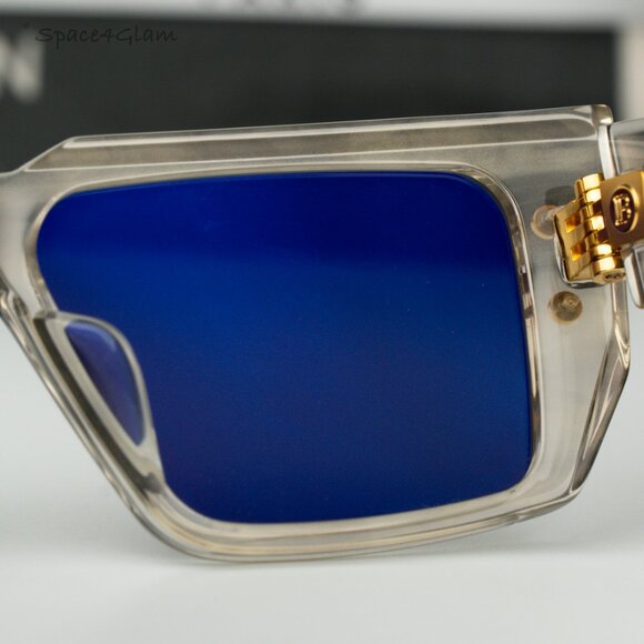 Balmain Women Sunglasses Crystal Grey Gold Cat Eye B-VI BPS-121B-54 BRAND NEW main image 5